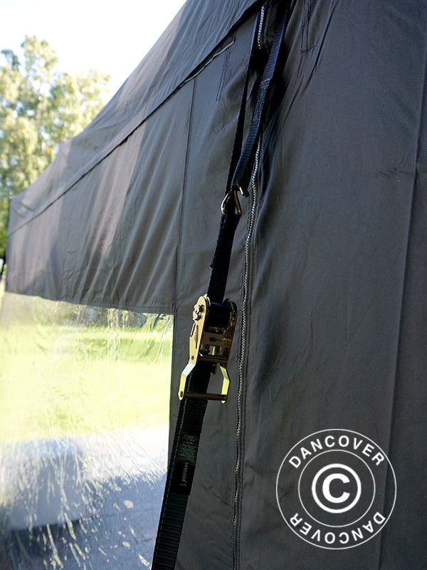 Kit de sécurité 4 (piquets 60cm & sangles à cliquet)