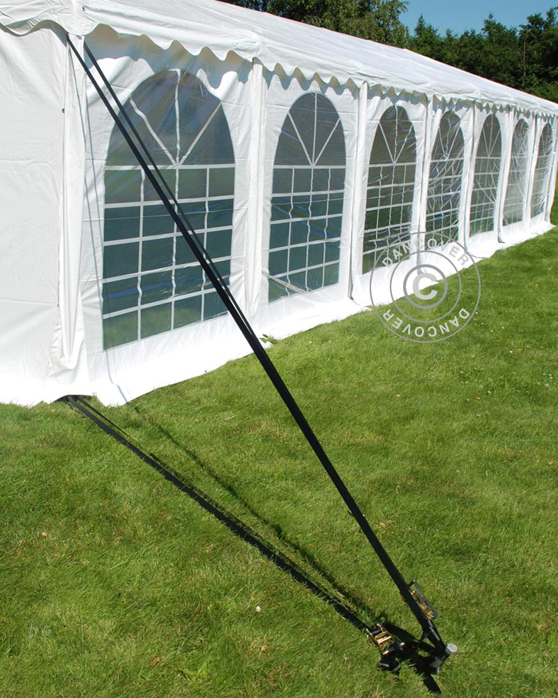 Kit de sécurité 4 (piquets 100cm & sangles à cliquet)