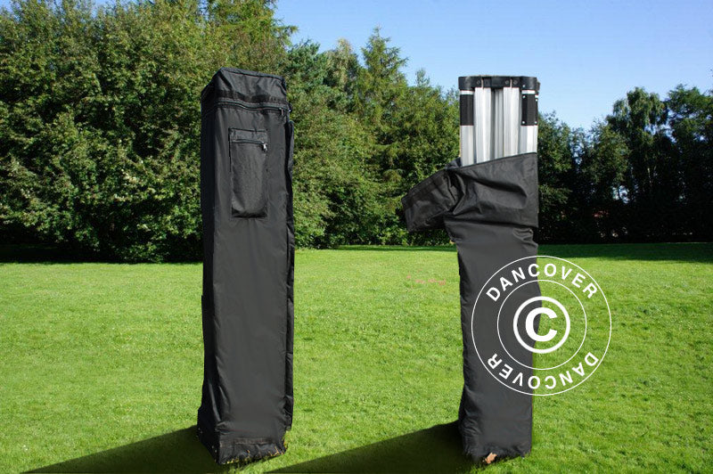 Borsa per il trasporto con ruote, Flextents PRO 3x6m, Nero