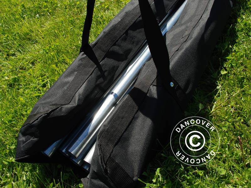 Sac de transport pour les structures, 200x20x30cm, 4 poignées, noir