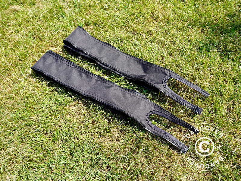 Panneaux d’étanchéité pour les tentes pliantes FleXtents® PRO de la gamme 3m, noir, 2 pcs.