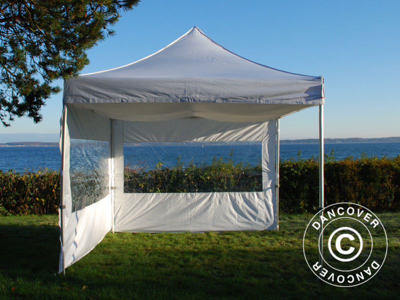 Drapés des plafonds FleXtents, Blanc, pour Tente pliante 4x4m