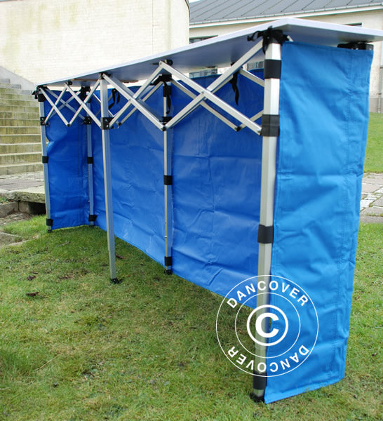 Panneau latéral pour le comptoir FleXtents PRO, 3m, Bleu