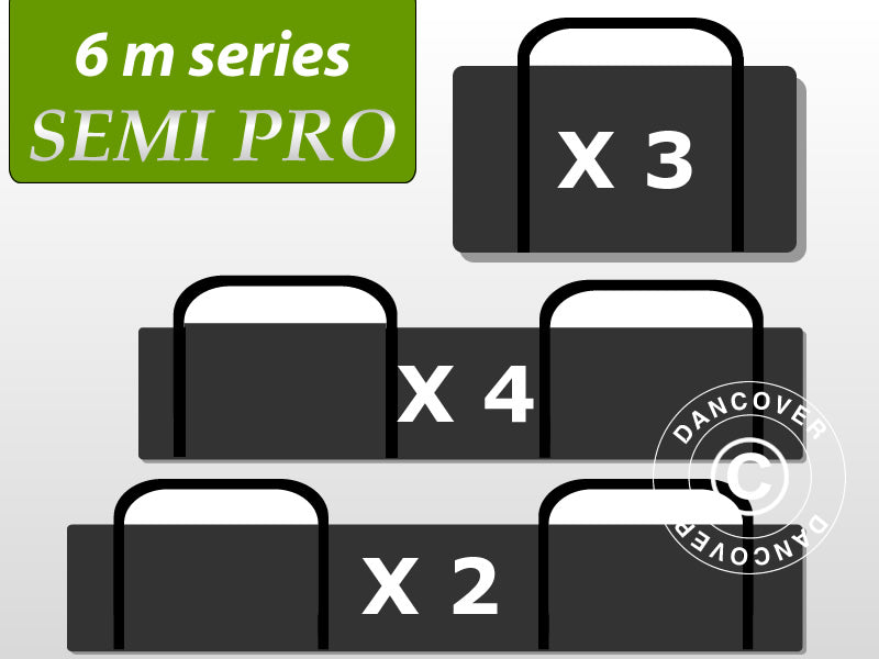 Sac de transport, gamme de chapiteaux 6m. SEMI PRO