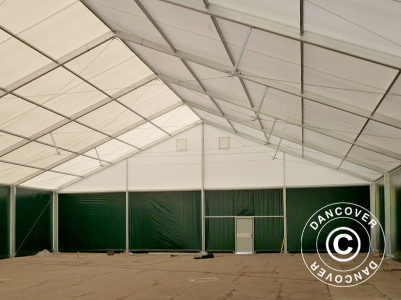 Porte en métal pour hangar de stockage industriel Alu, 0,9x2m, blanc