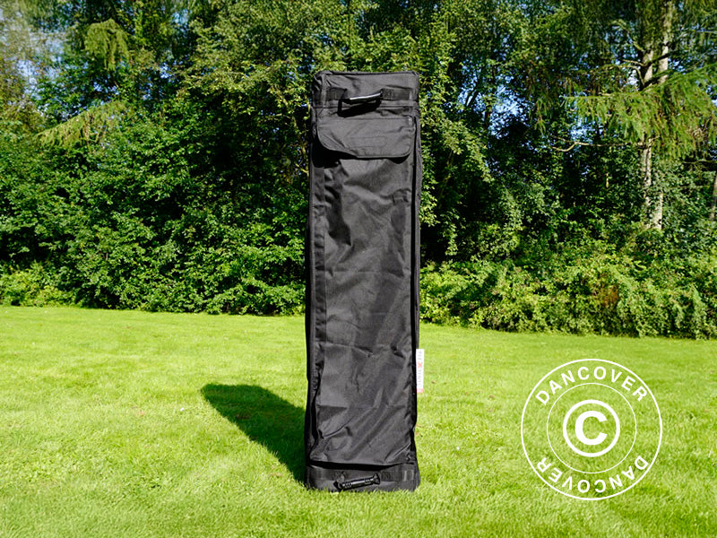 Borsa per il trasporto con ruote, FleXtents® Steel 3x4,5m, Nero
