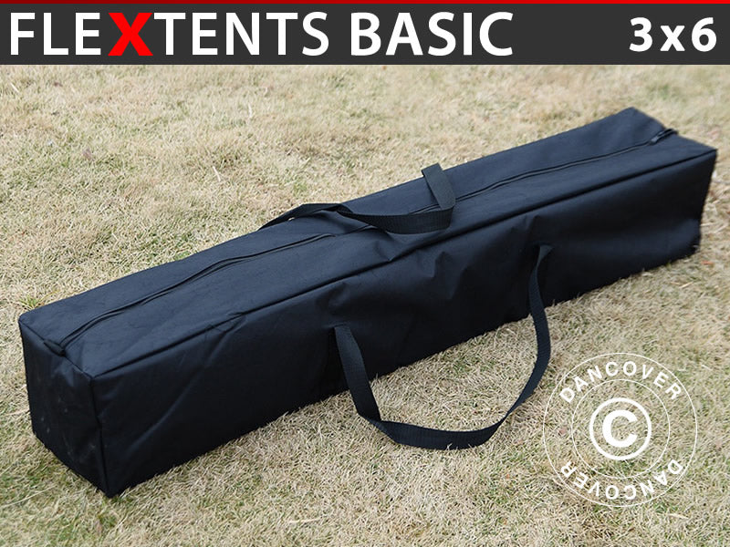 Sac de transport FleXtents Basic 3x6m, Noir