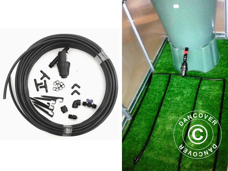 Système d’irrigation, à écoulement libre, pour serres de 6m