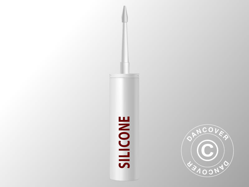 Silikondichtung für Gewächshäuser, 310 ml, Transparent