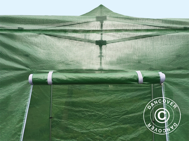 Copertura per serra FleX, 3x3m, PE, Trasparente/Verde