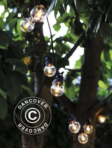 Guirlande lumineuse LED, kit d'extension, Lucas, 3m, Noir/Transparent/Blanc Chaud