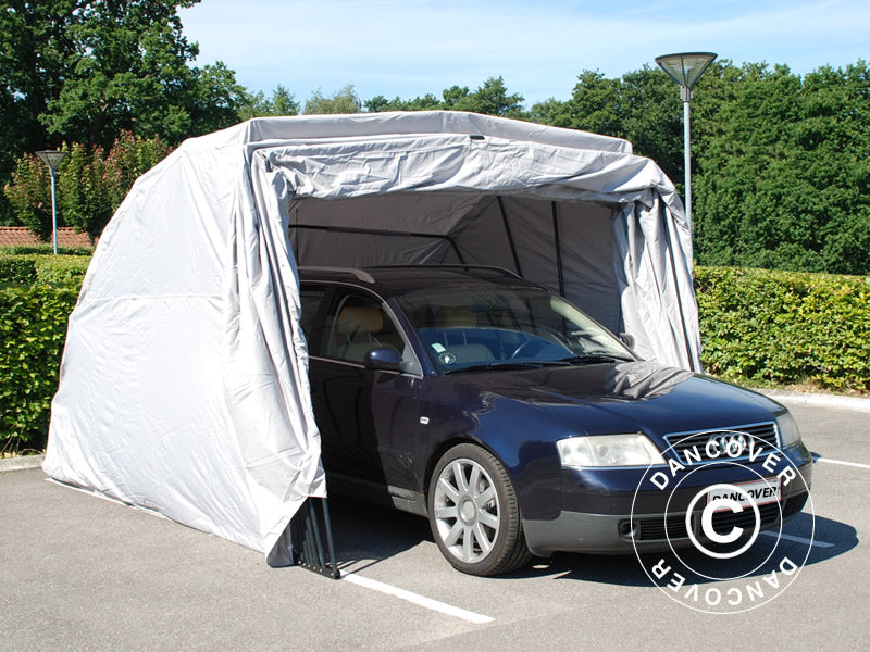 Garage pliant (Voiture), 2,8x6,24x2,3m, Gris