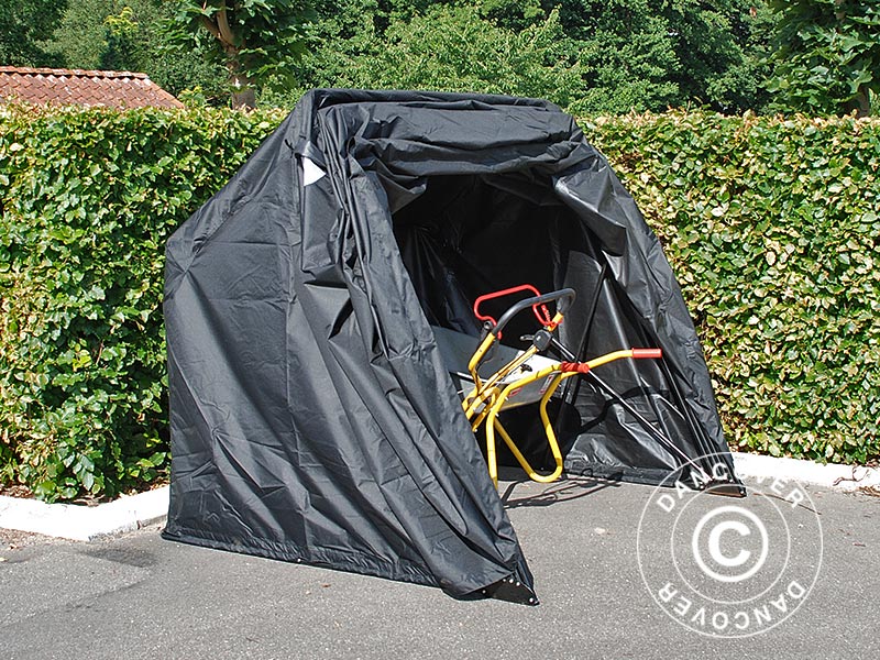 Faltgarage (Motorrad), 1,88x3,45x1,9m, Schwarz
