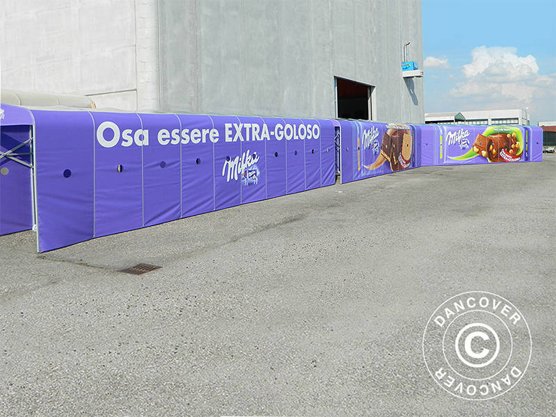 Tunnel estensibile, 2x10,3x2,2m, Bianco