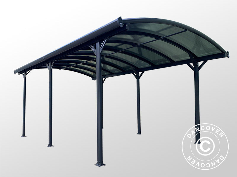 Carport Boston, 3,03x5,05x2,22m, Grau