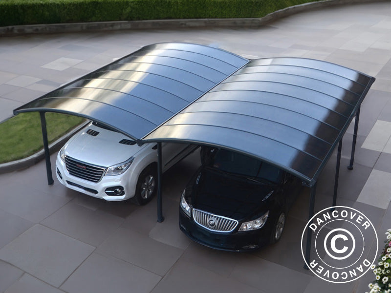 Doppelcarport Boston, 6x5,05x2,22m, Grau