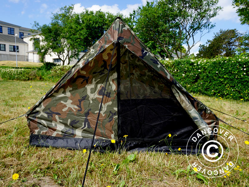 Tente camouflage Woodland MINI PACK, 2 personnes