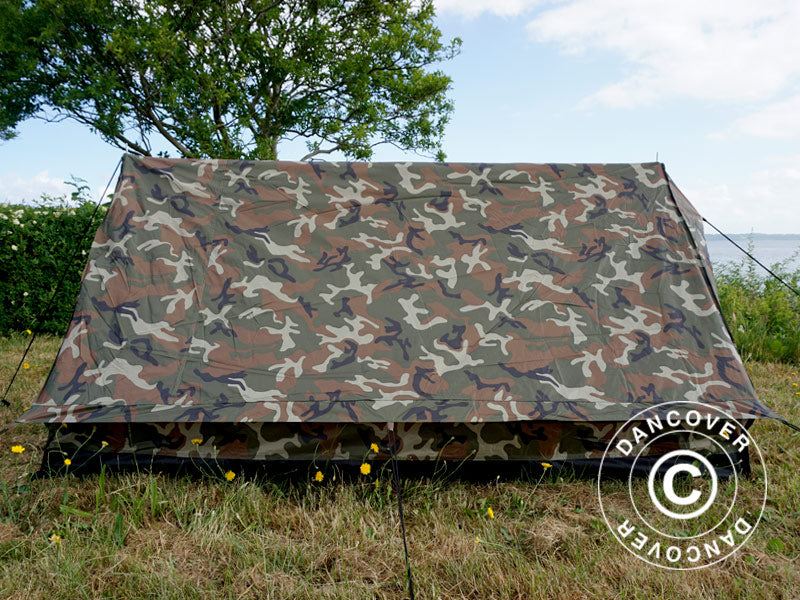 Camouflage-Zelt Woodland MINI PACK, 2 Personen