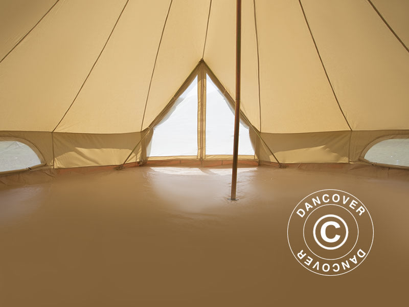Tente cloche pour le glamping, TentZing®, 5x5m, 6 personnes, Sable