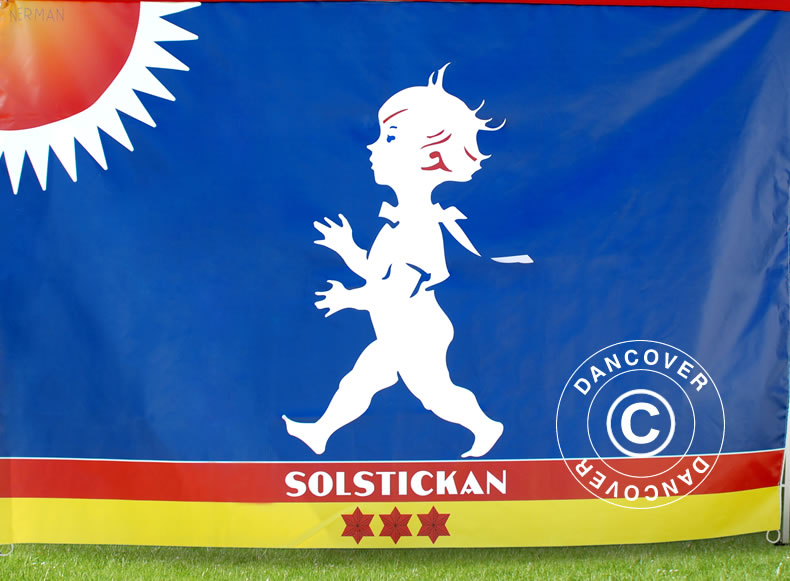 Mur latéral imprimé 4m pour FleXtents PRO