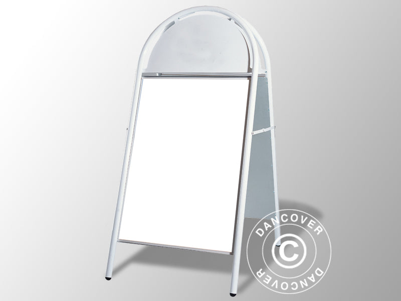 Cavalletto pubblicitario, 58x122cm, Bianco