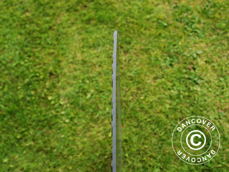 Plancher de réception et protection de sol dalle, 0,96 m², 80x120x0,6cm, noir, 1pcs