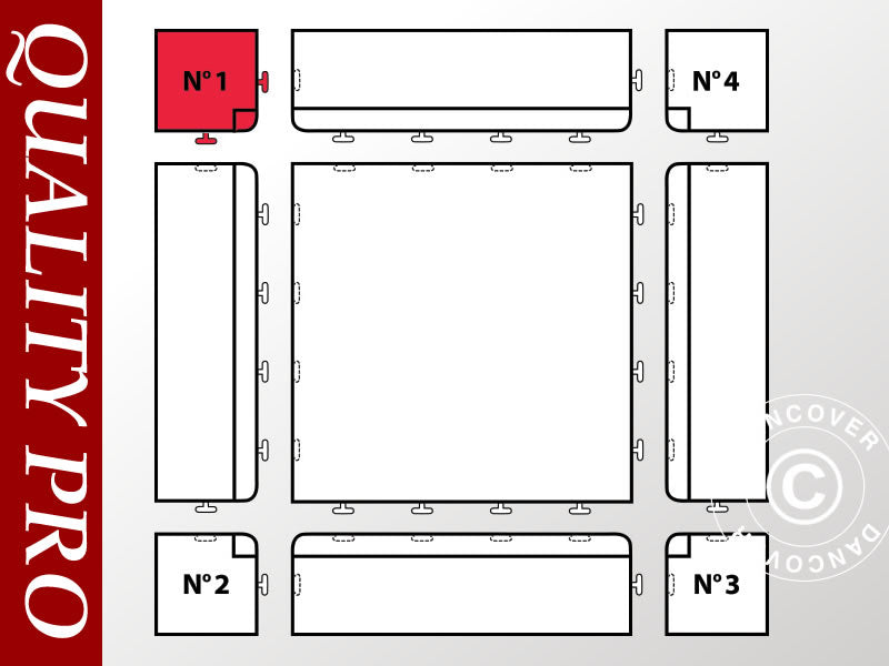 Pavimento angolo pezzo n. 1, Antracite