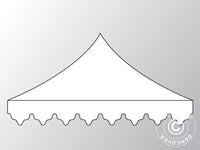 Toiture "Morocco" pour Tente pliante FleXtents 3x3m, Blanc