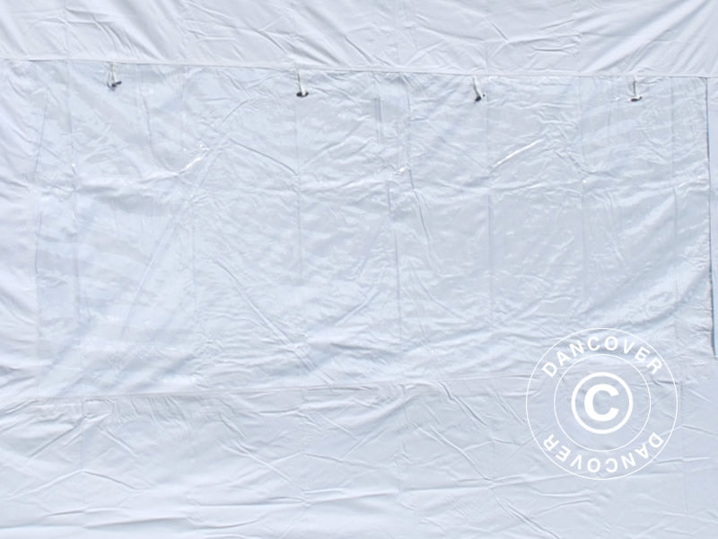 Tente pliante FleXtents® PRO, tente médicale et d’urgence, 3x3m, Rouge/Blanc, 4 parois latérales incluses