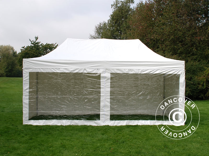 Tente Pliante FleXtents Xtreme 50 Heavy Duty 3x6m Blanc, avec 6 cotés