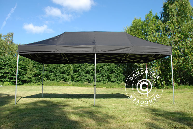 Gazebo pieghevole FleXtents PRO 3x6m Nero