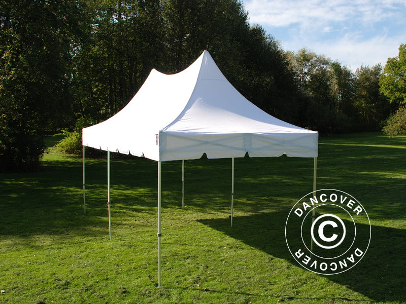 Faltzelt FleXtents PRO Peak Pagoda 3x6m Weiß