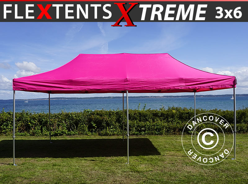 Gazebo pieghevole FleXtents Xtreme 50 3x6m Rosa
