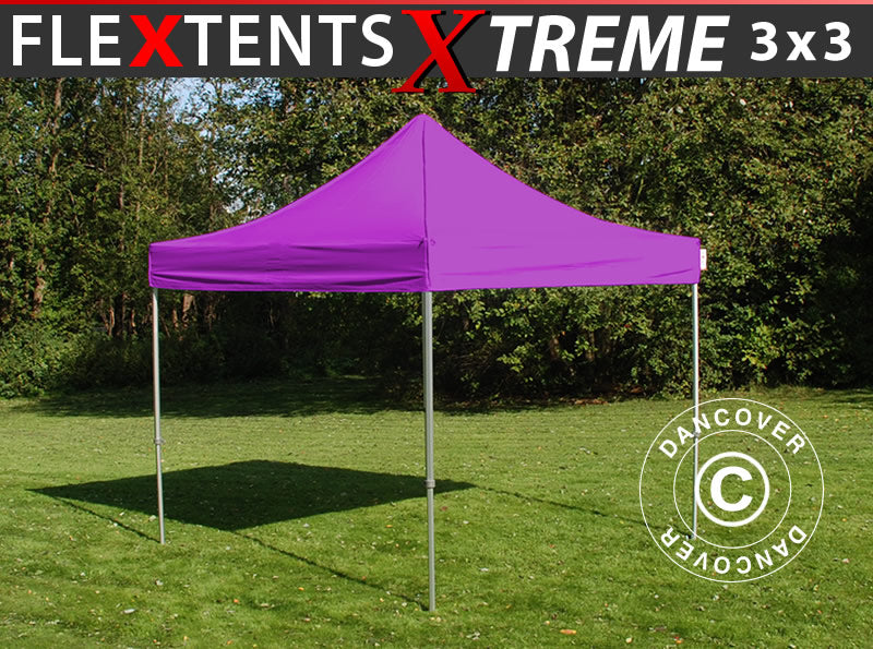Gazebo pieghevole FleXtents Xtreme 50 3x3m Viola