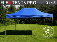 Faltzelt FleXtents PRO 3x4,5m Blau
