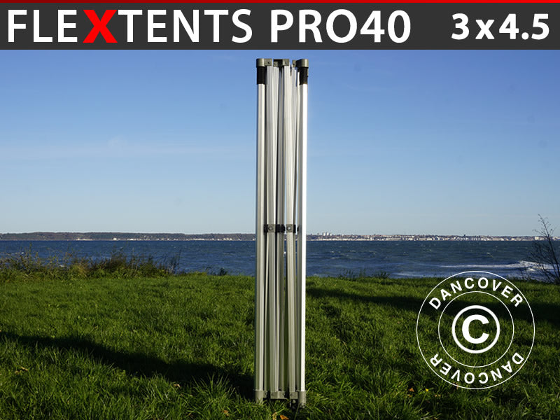 Structure en aluminium pour tente pliante FleXtents PRO 3x4,5m, 40mm