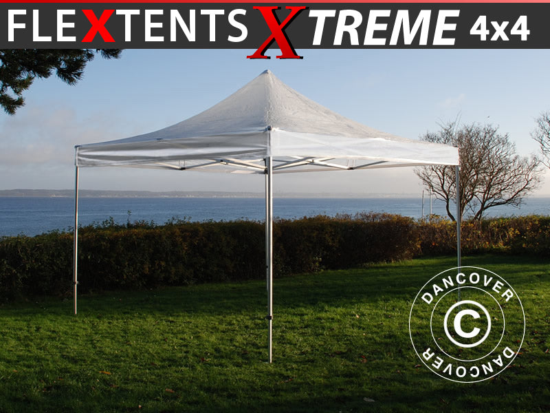 Gazebo pieghevole FleXtents Xtreme 50 4x4m Trasparente
