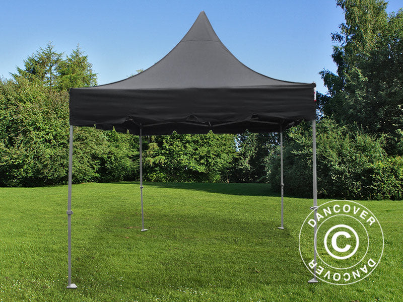 Tente pliable FleXtents PRO Peak Pagoda 3x3m Noir