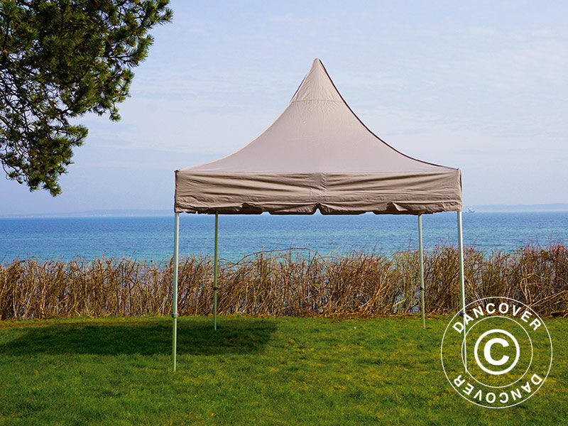 Tente pliante FleXtents PRO Peak Pagoda 3x3m Latte