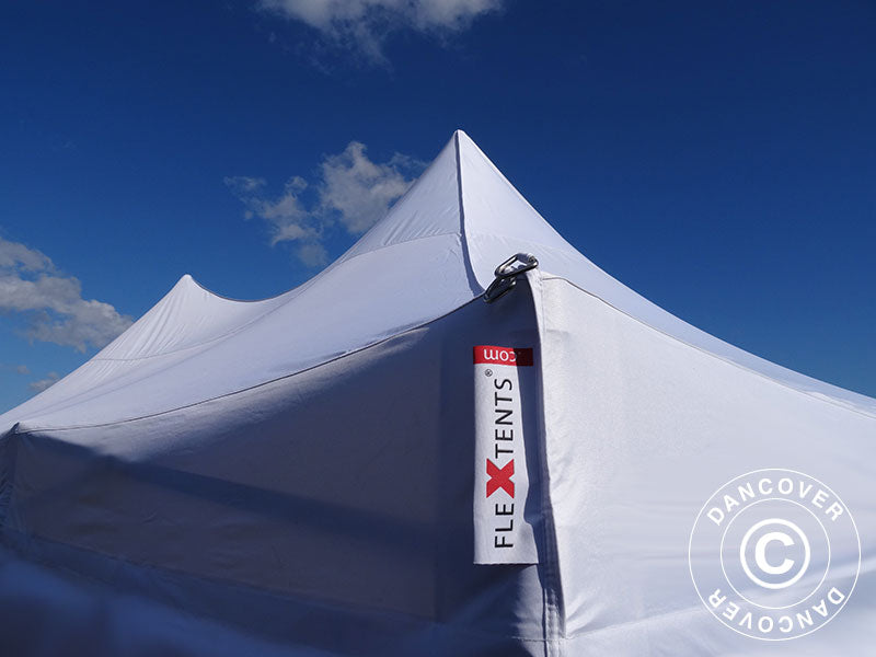 Faltzelt FleXtents PRO Peak Pagoda 4x8m Weiß