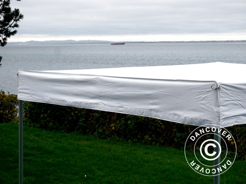 Gazebo rapido FleXtents® PRO Exhibition con pareti laterali, 3x3m, Bianco, Ritardante di Fiamma