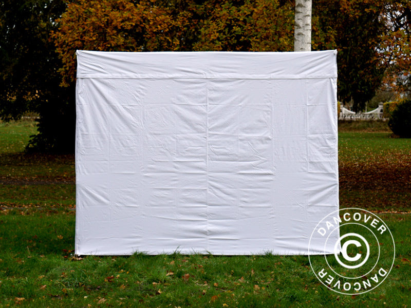 Gazebo rapido FleXtents® PRO Exhibition con pareti laterali, 3x3m, Bianco, Ritardante di Fiamma