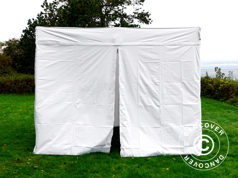 Tente pliante FleXtents Xtreme 50 Exhibition avec parois 3x3m, blanc, M2