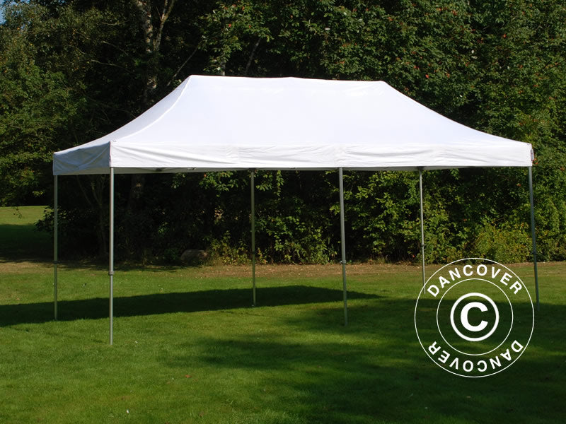 Tente Pliante FleXtents PRO 3x6m Blanc, Ignifugé