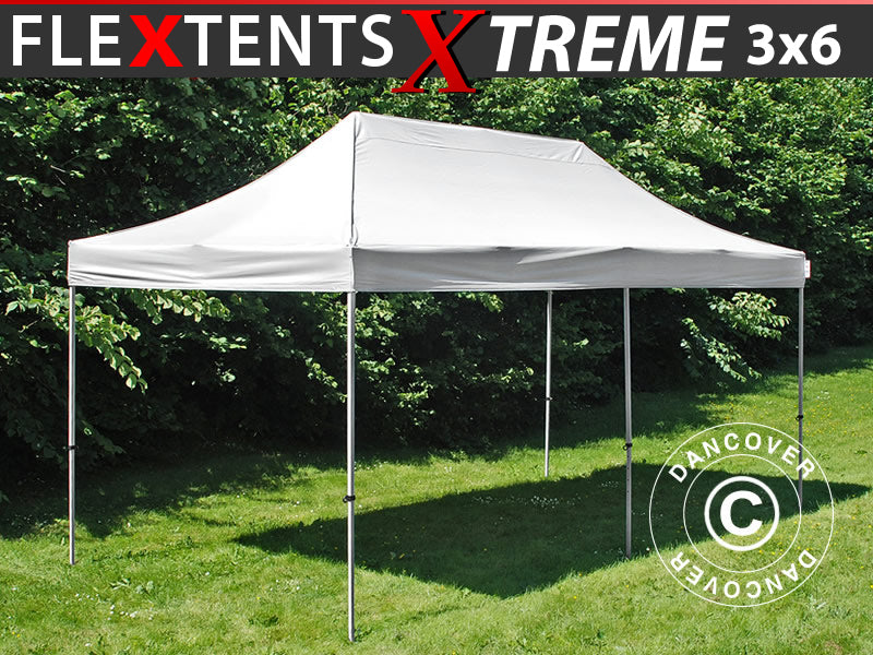 Tente pliante FleXtents Xtreme 60 3x6m Blanc