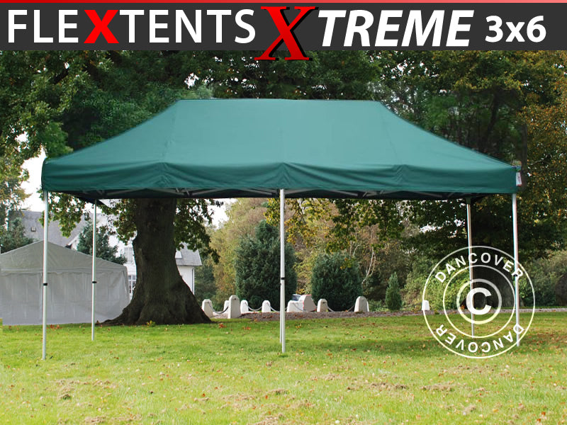 Tente pliante FleXtents Xtreme 60 3x6m Vert