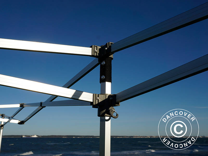 Structure en aluminium pour tente pliante FleXtents Xtreme 60 4x8m, 6 pieds, 60mm