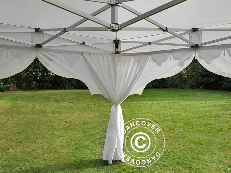 Tente Pliante FleXtents PRO "Raj" 3x3m Blanc/Doré