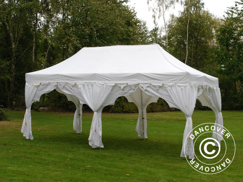 Tente Pliante FleXtents PRO "Raj" 3x6m Blanc/Doré