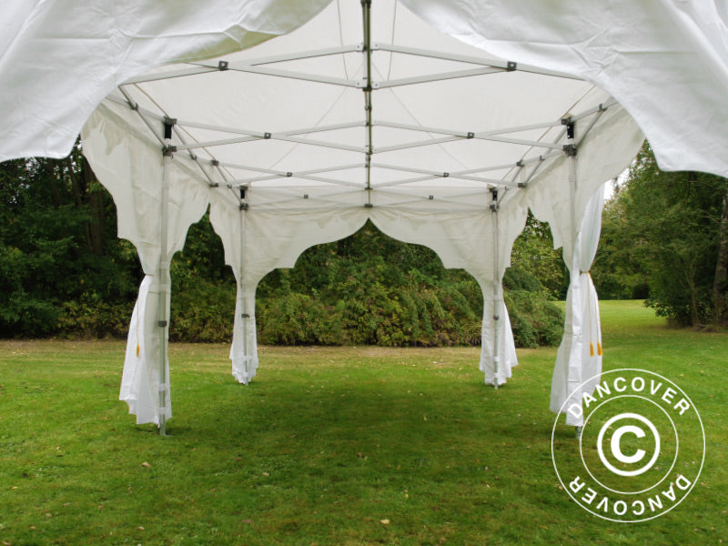 Tente Pliante FleXtents PRO "Raj" 3x6m Blanc/Doré
